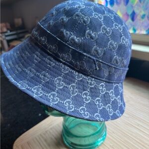 Gucci denim Blue Denim Bucket Hat